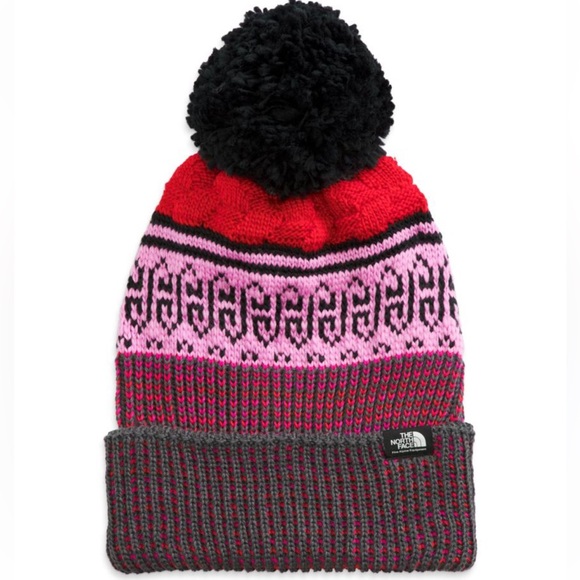 The North Face Fair Isle Beanie Hat Multicolor One Size - Picture 1 of 5